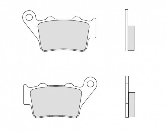 Brzdové obloženie BREMBO 07BB02TT