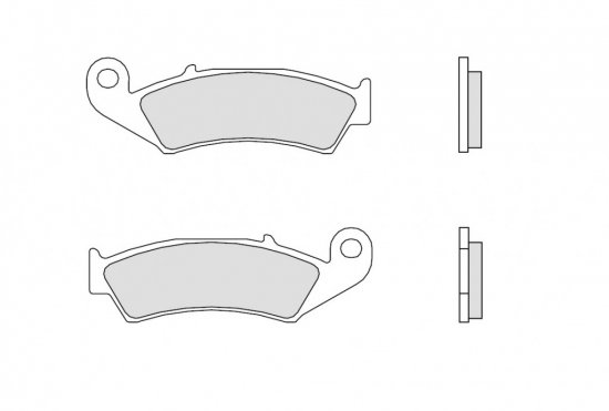 Brzdové obloženie BREMBO 07HO25TT