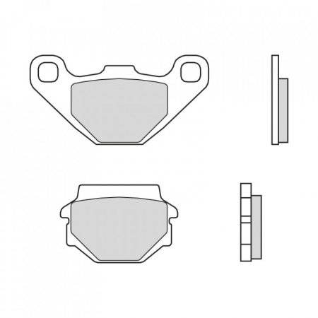 Brzdové obloženie BREMBO pre KAWASAKI KX 500