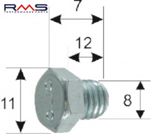 Uzáver motorového oleja RMS 121856070 (1 kus)