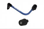 Lever guard ACCOSSATO with blue hose and joint left, aluminium