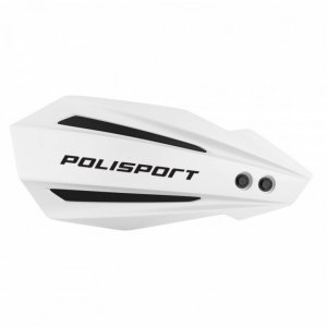 Chránič páčiek POLISPORT MX BULLIT BlacK/White s montážnym systémom