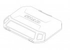 Aluminium cover SHAD 203163RB (pre kufre TERRA) čierna