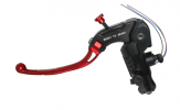 Clutch master cylinder ready to brake ACCOSSATO 16x18 with red folding lever (nut + lever)