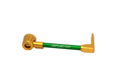 Lever guard ACCOSSATO with green hose and joint right, aluminium