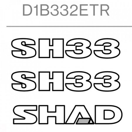 Sada samolepiek SHAD D1B332ETR SH33
