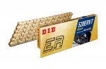 Závodný reťaz D.I.D Chain 520ERV7 120 L zlatá/zlatá