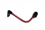 Lever guard ACCOSSATO with red hose and joint left, aluminium