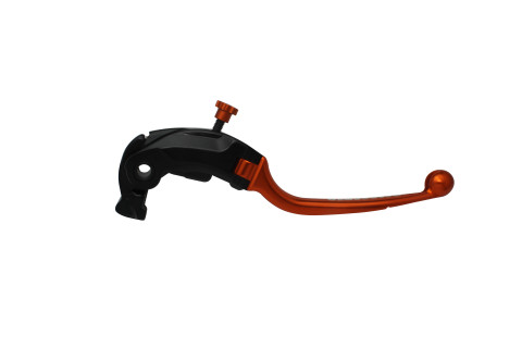 Adjustable folding lever ACCOSSATO aluminium, master cylinder oranžová