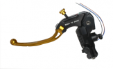 Clutch master cylinder ready to brake ACCOSSATO 16x16 with gold folding lever (nut + lever)