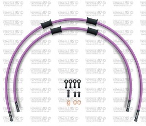 CROSSOVER-predok-sada Venhill HON-6025FB-PU POWERHOSEPLUS (2 hadice v sade) fialové hadice čierne koncovky