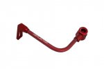 Lever guard ACCOSSATO with red hose and joint left, aluminium