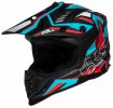 Cross helmet iXS X12045 iXS363 2.0 black matt-petrol-red XS