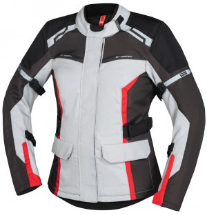 Tour women's jacket iXS EVANS-ST 2.0 sivo-červené DS