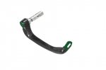 Lever guard ACCOSSATO with green eyelet and insert right, carbon